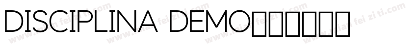 DISCIPLINA DEMO字体转换